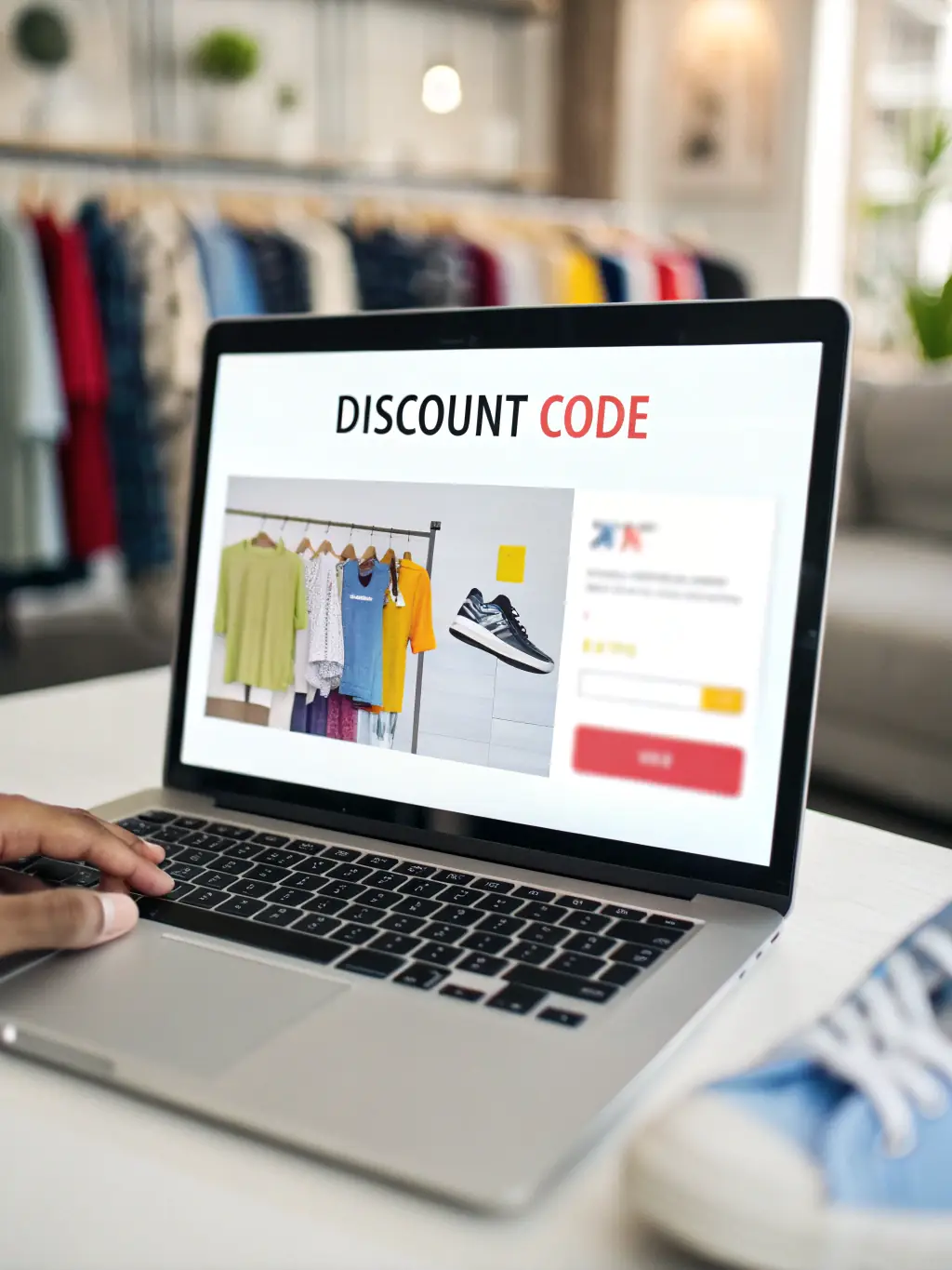 An online store interface showcasing product listings, shopping cart, and checkout process on a tablet device.